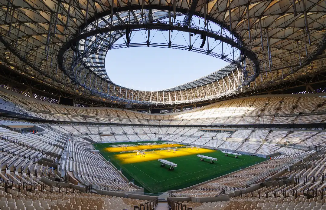 stadium staff managing large crowd event