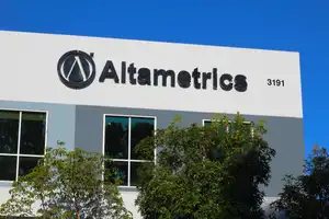 altametrics office building exterior with landscaped grounds
