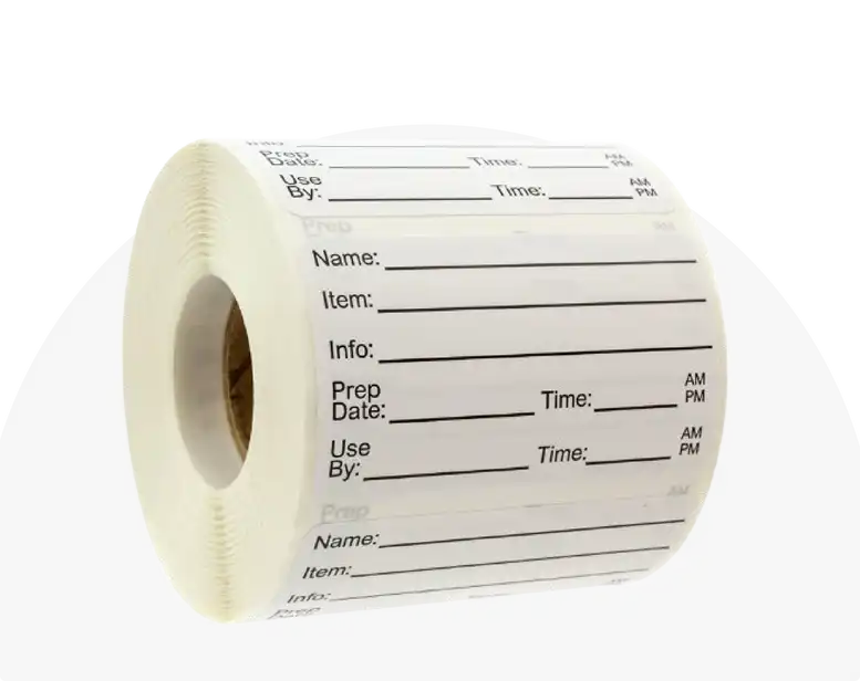 automated prep labels