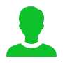 Icon representing user account or profile management