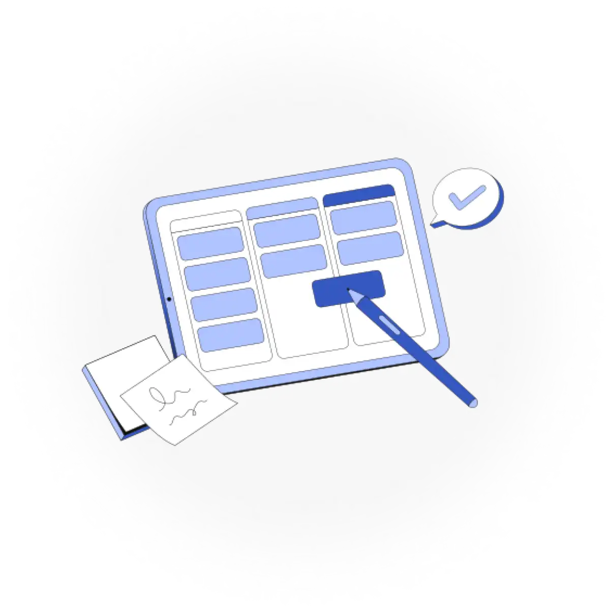 Illustration showing store integration advantages for businesses