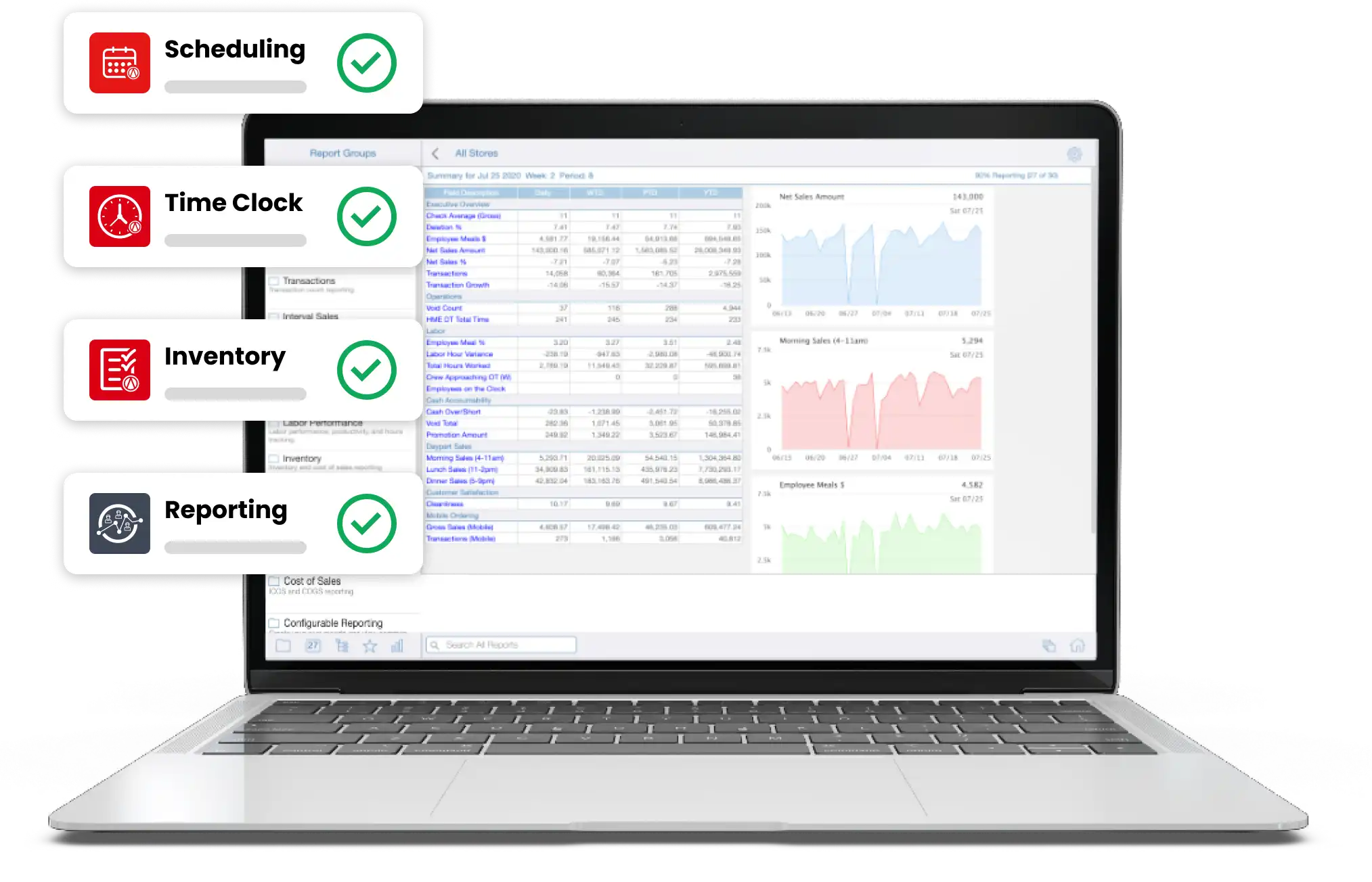 Altametrics software has everything you need