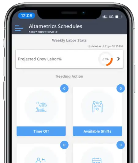 schedule app back office